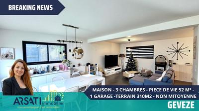 Maison - 103 m² - 5 pièces