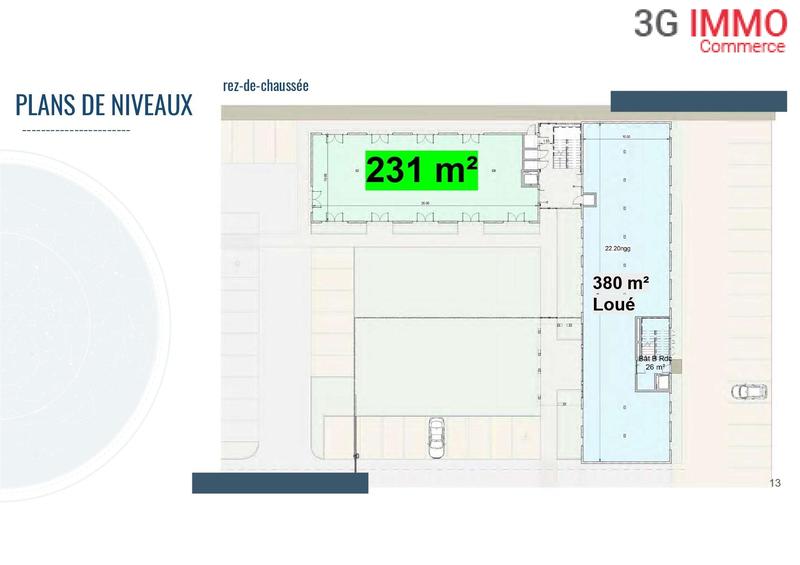 Local commercial - 231 m² - 1 pièce