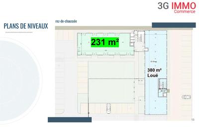 Local commercial - 231 m² - 1 pièce