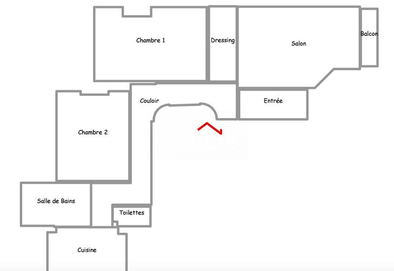 Appartement - 78 m² - 3 pièces