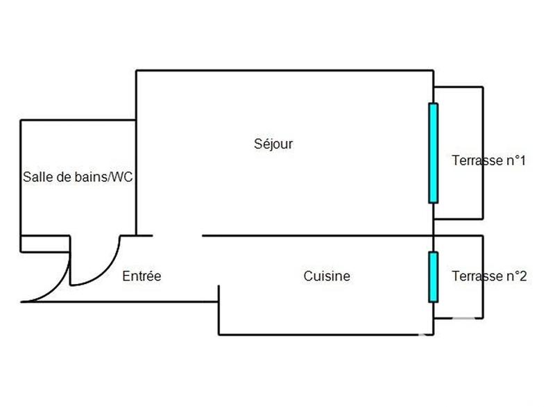 Appartement - 31 m² - 1 pièce
