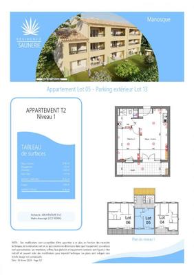 Appartement - 42 m² - 2 pièces