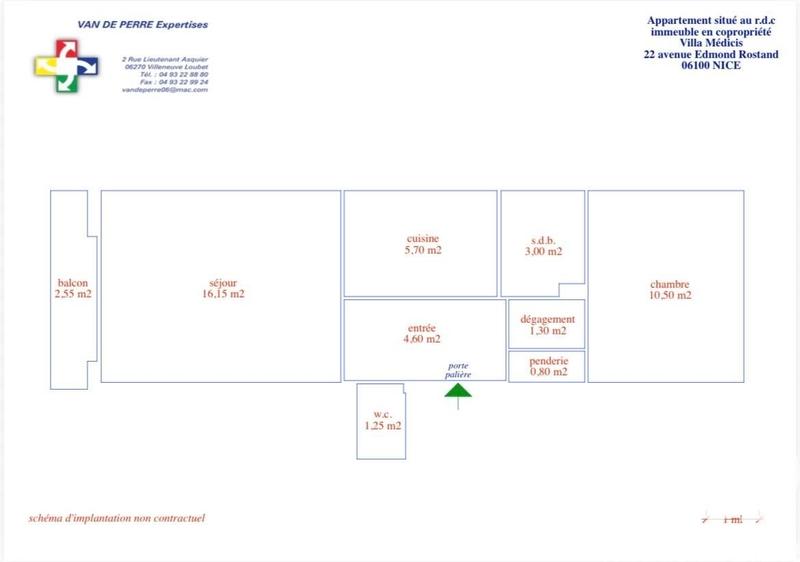 Appartement - 43 m² - 2 pièces