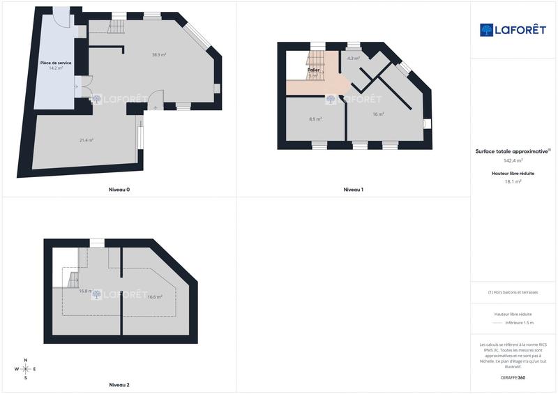 Maison ancienne - 122 m² - 5 pièces