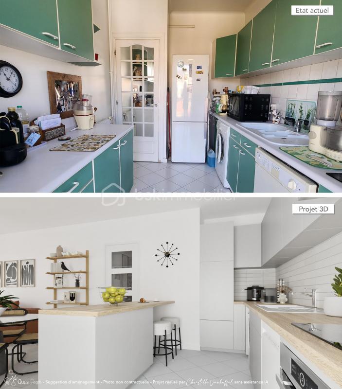 Appartement - 60 m² - 2 pièces