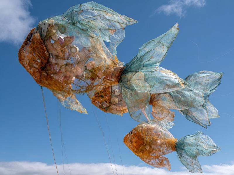 Collecte de déchets - Plage de Baubigny