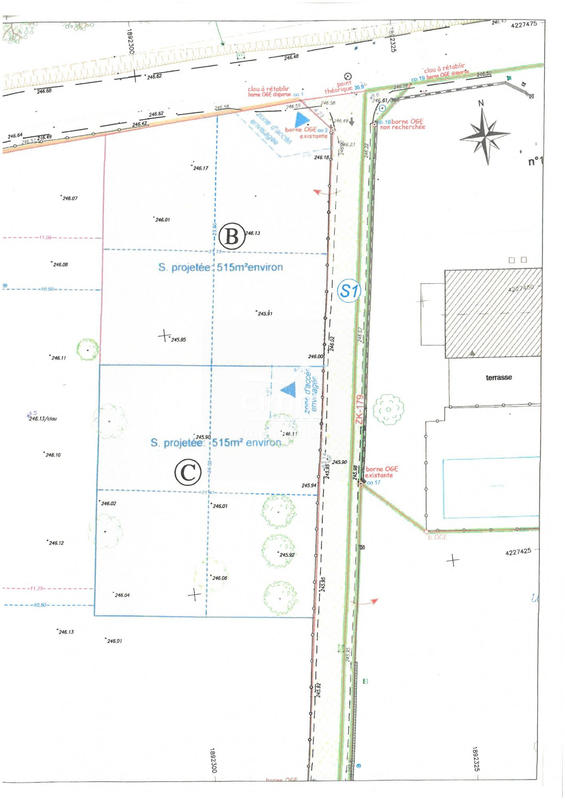Terrain - 515 m²