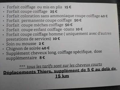 Amandine coiffure à domicile