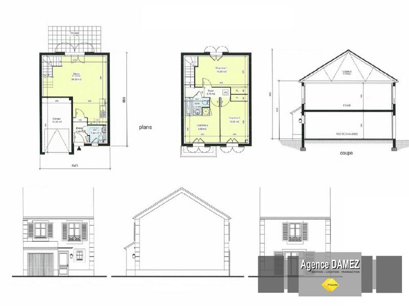 Maison - 74 m² - 4 pièces