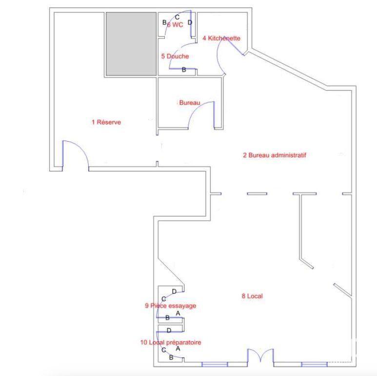 Local commercial - 164 m²