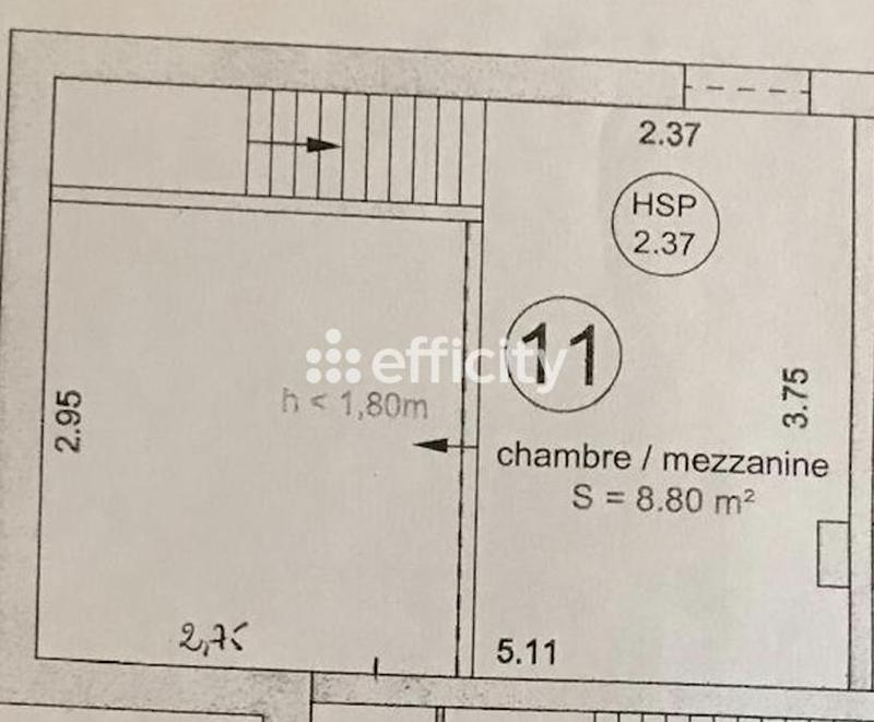 Appartement - 35 m² - 2 pièces