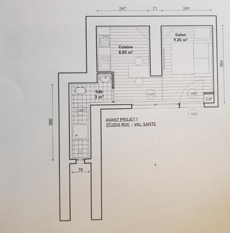 Bureau - 23 m² - 2 pièces