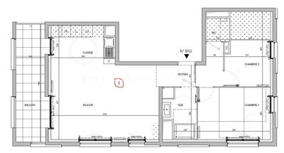 Appartement - 66 m² - 3 pièces