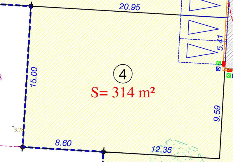 Terrain - 314 m²