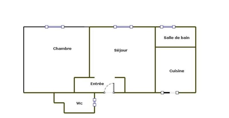 Appartement - 32 m² - 2 pièces