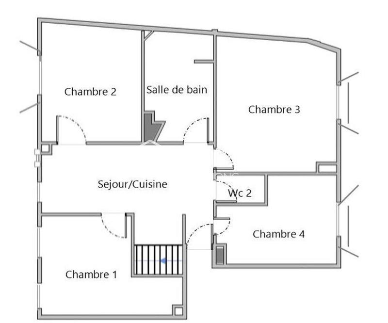 Appartement - 70 m² - 5 pièces