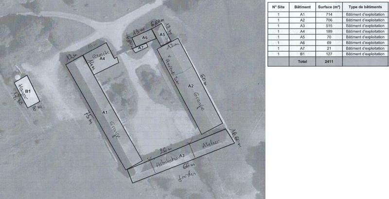 Ferme - 2 411 m² - 5 pièces