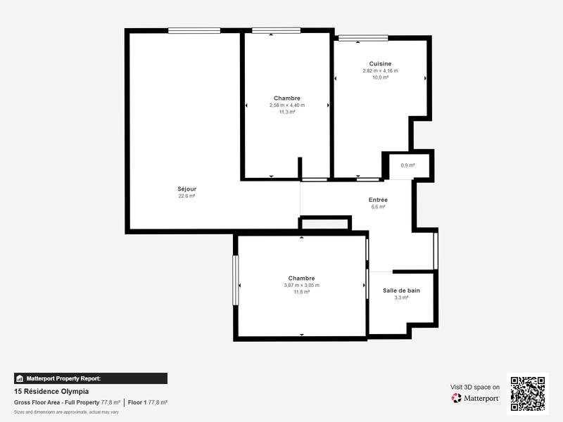 Appartement - 67 m² - 3 pièces