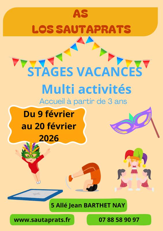 Stages vacances multi activité