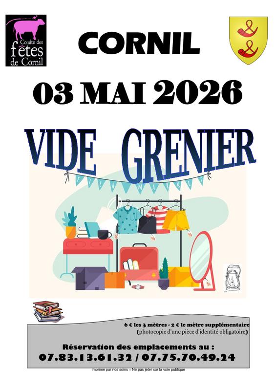 Vide grenier de cornil