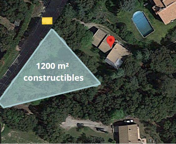 Terrain - 1 200 m²