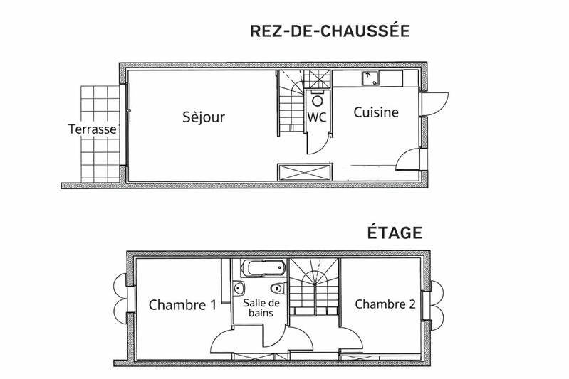 Maison - 71 m² - 3 pièces