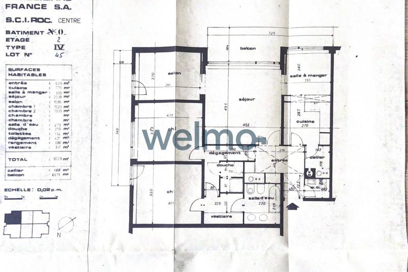 Appartement - 96 m² - 5 pièces