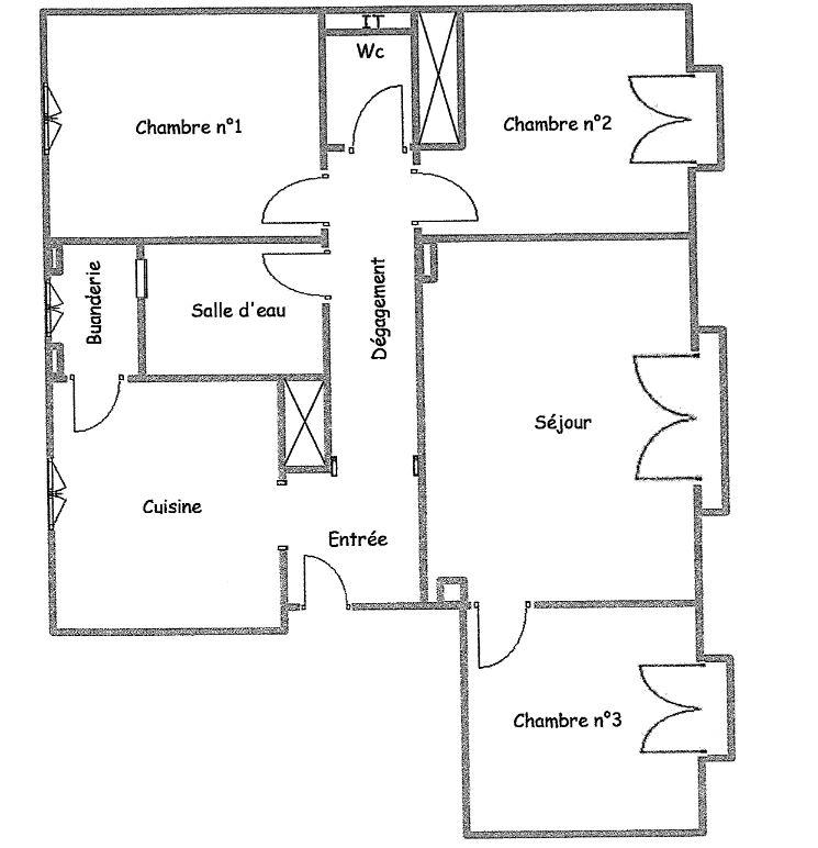 Appartement - 82 m² - 4 pièces