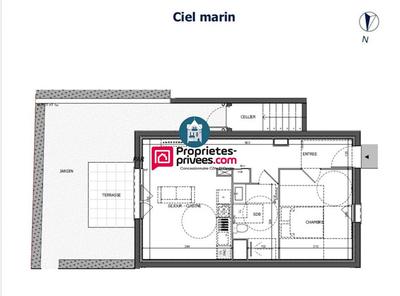 Appartement - 45 m² - 2 pièces