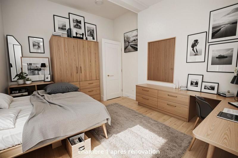 Appartement - 90 m² - 3 pièces