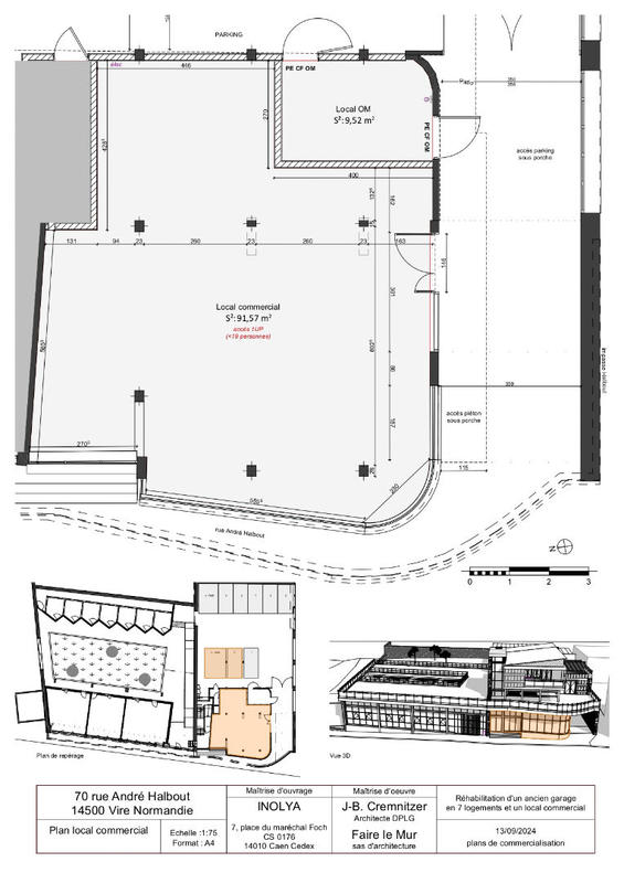 Local commercial - 91 m²