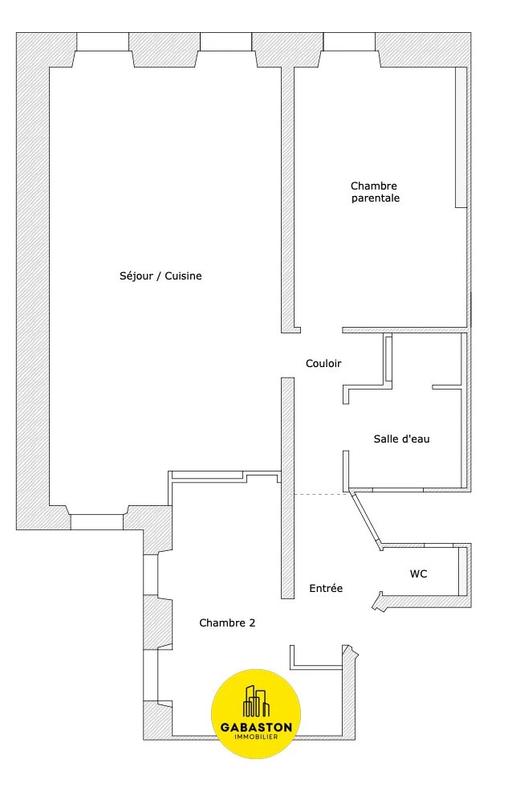 Bureau - 69 m² - 3 pièces