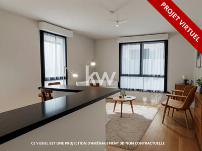 Appartement - 49 m² - 2 pièces