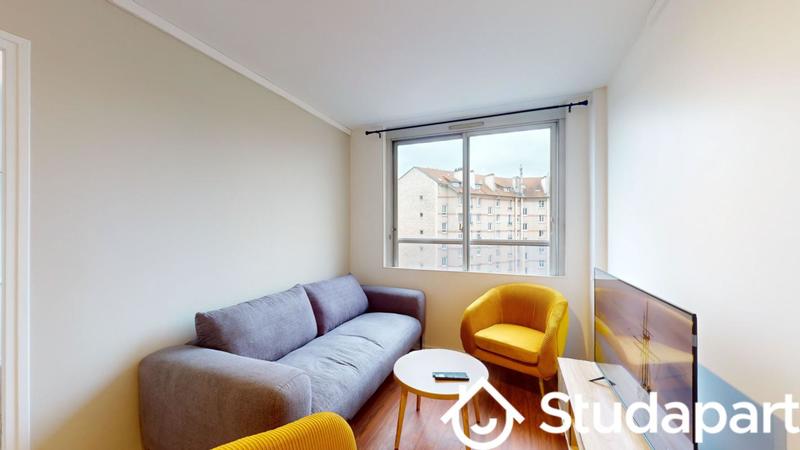 Chambre - 9 m² - 1 pièce