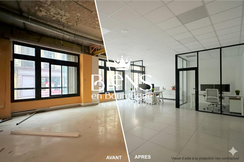 Bureau - 80 m² - 3 pièces