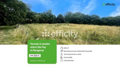 Terrain - 3 000 m²