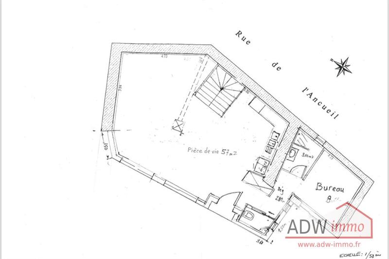 Grange - 90 m² - 1 pièce