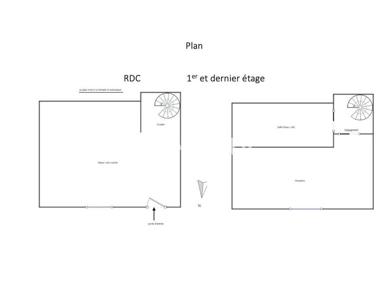 Appartement - 27 m² - 2 pièces
