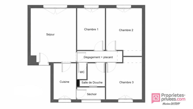 Appartement - 70 m² - 4 pièces