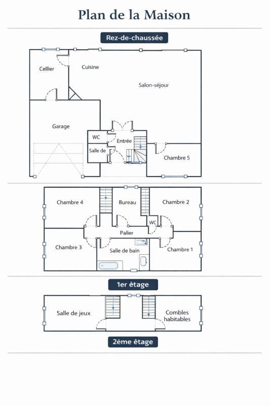 Maison - 201 m² - 7 pièces