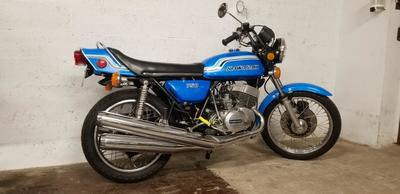 Kawasaki H2 750 kawasaki bleu 0750 687