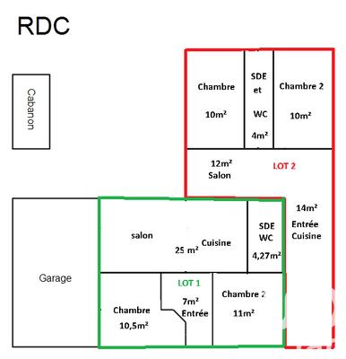 Maison - 107 m² - 5 pièces