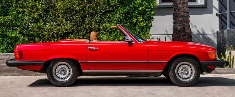 Mercedes Sl 380 380sl cab + hard top