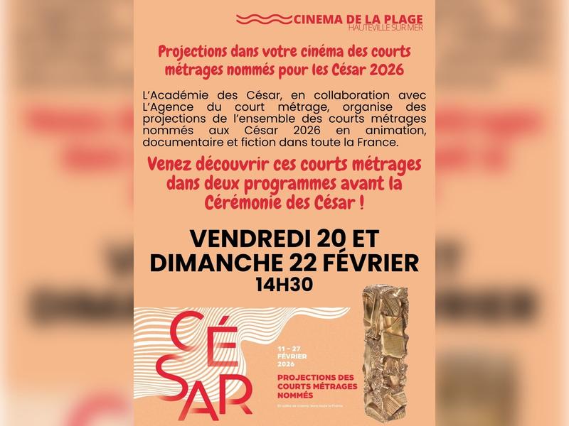 Projection de courts métrages nommés