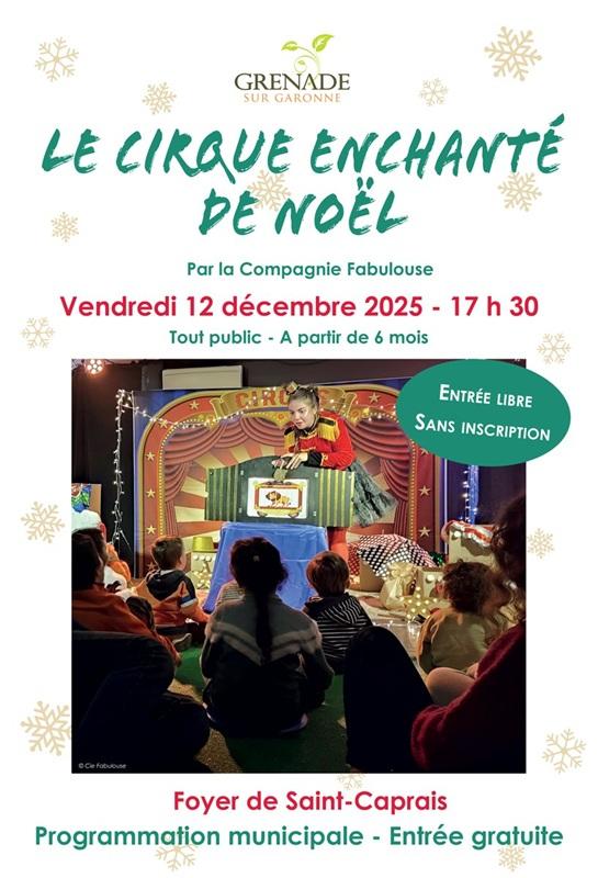 Spectacle &quot; le Cirque Enchanté de Noël&quot;