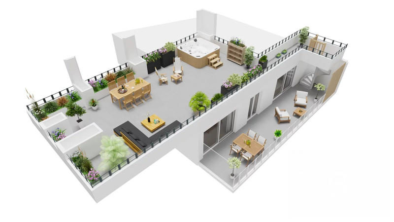 Appartement - 102 m² - 4 pièces