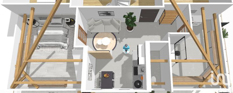 Appartement - 55 m² - 2 pièces