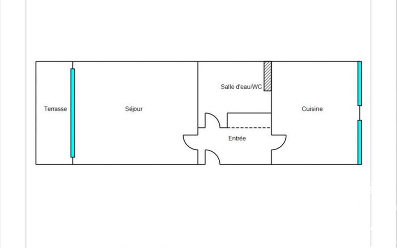 Appartement - 38 m² - 2 pièces