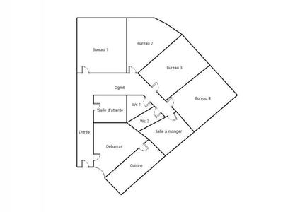 Appartement - 165 m² - 6 pièces