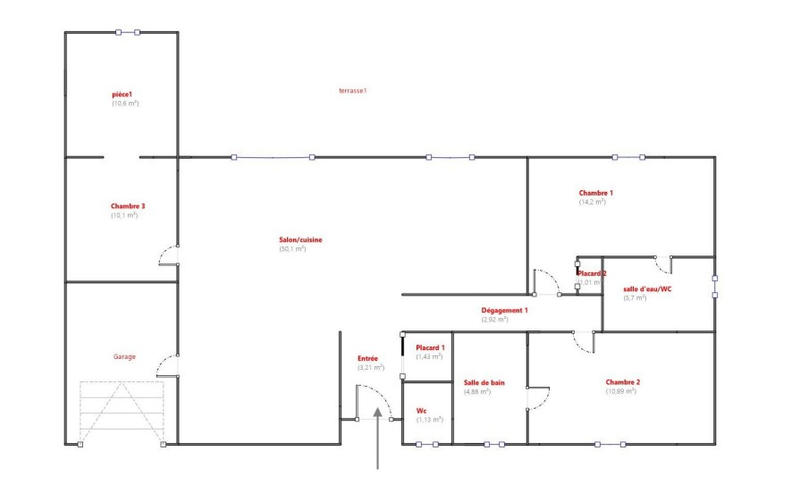Maison - 116 m² - 4 pièces